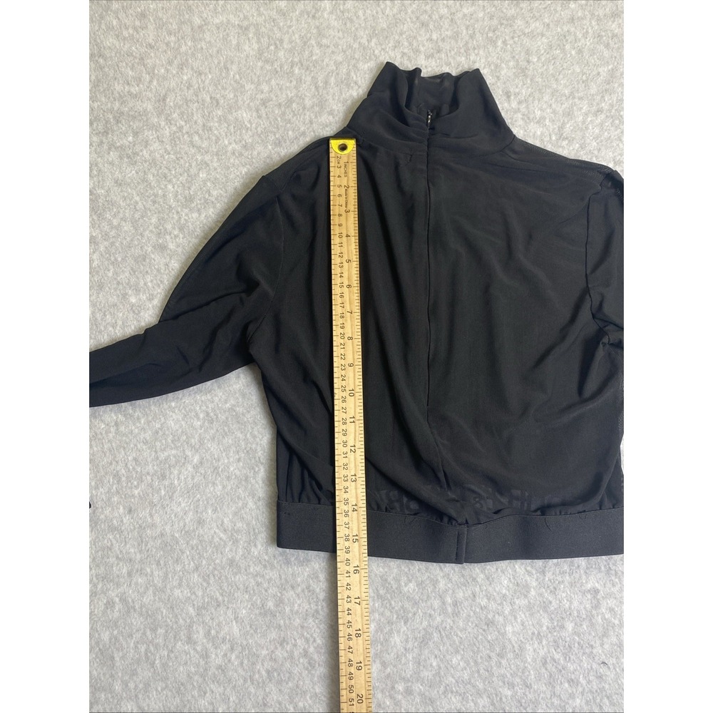 Dolce & Gabbana Black Cropped Full Zip Jacket Womens Small S No Tag Fits IT 40 - Picture 7 of 8